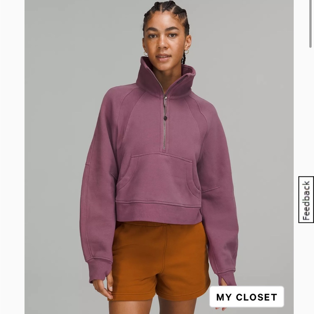 Lululemon Scuba Oversized Funnel Neck Half Zip
